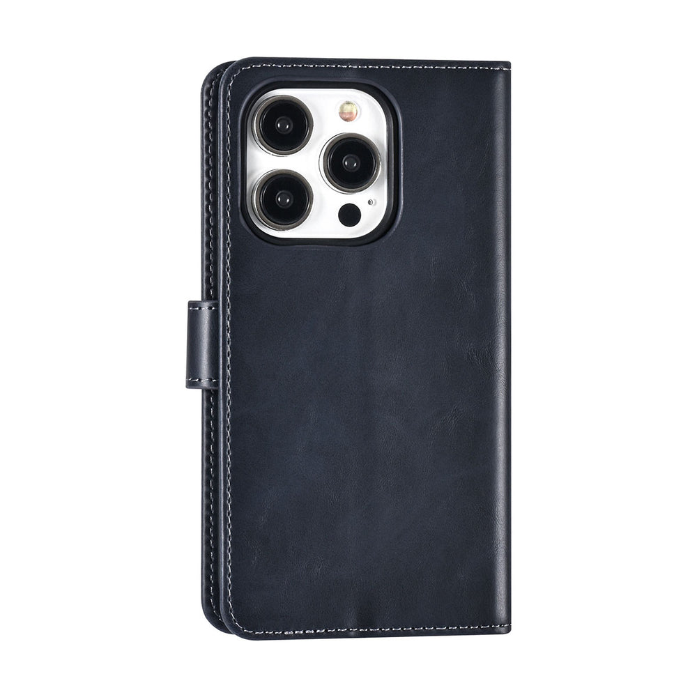 UNIQ Accessory iPhone 15 Pro Book Case hoesje Pasjeshouder - Blauw-Hoesjes-Ilumina Benelux