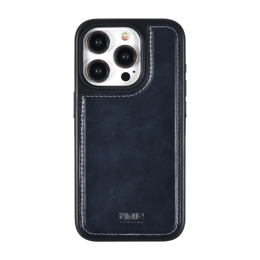 UNIQ Accessory iPhone 15 Pro Book Case hoesje Pasjeshouder - Blauw-Hoesjes-Ilumina Benelux