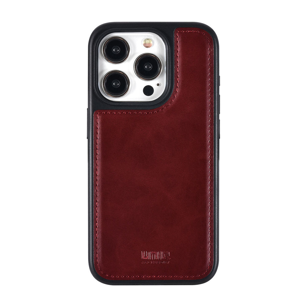 UNIQ Accessory iPhone 15 Pro Book Case hoesje Pasjeshouder - Rood-Hoesjes-Ilumina Benelux