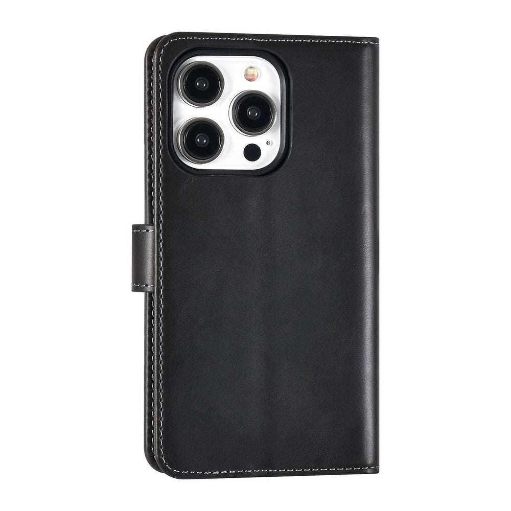 UNIQ Accessory iPhone 15 Pro Book Case hoesje Pasjeshouder - Zwart-Hoesjes-Ilumina Benelux