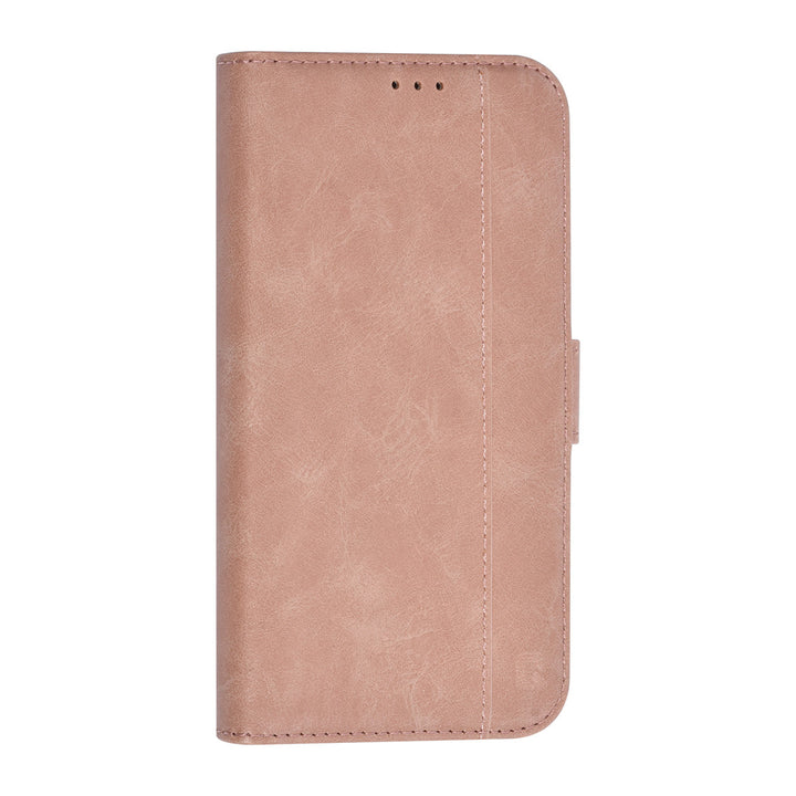 UNIQ Accessory iPhone 15 Pro Book Case hoesje - Pasjeshouder voor 3 pasjes - Magneetsluiting - Rose Gold-Hoesjes-Ilumina Benelux
