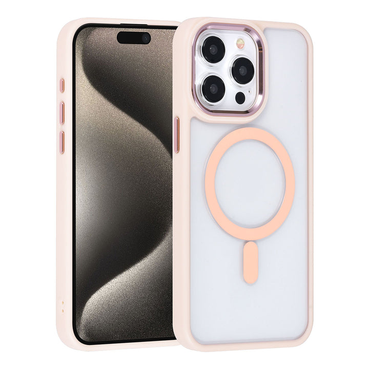 UNIQ Accessory iPhone 15 Pro Max Backcover hoesje Magsafe - Roze-Hoesjes-Ilumina Benelux