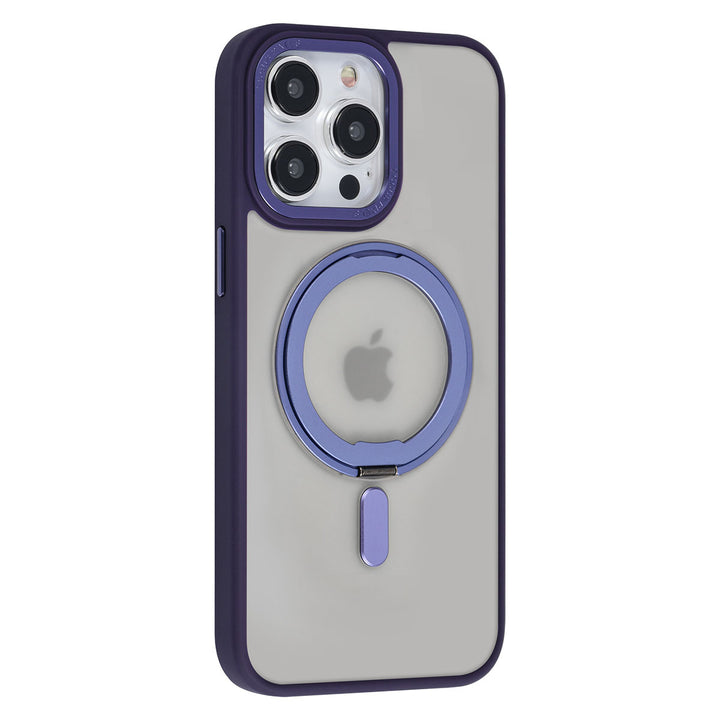 UNIQ Accessory iPhone 15 Pro Max Backcover hoesje Magsafe with ring stand - Paars-Hoesjes-Ilumina Benelux