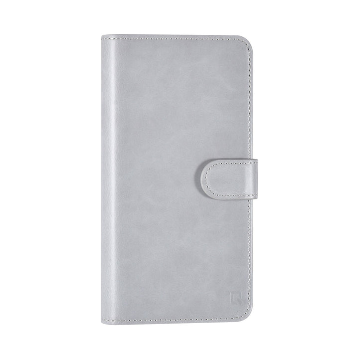 UNIQ Accessory iPhone 15 Pro Max Book Case hoesje Pasjeshouder - Grijs-Hoesjes-Ilumina Benelux