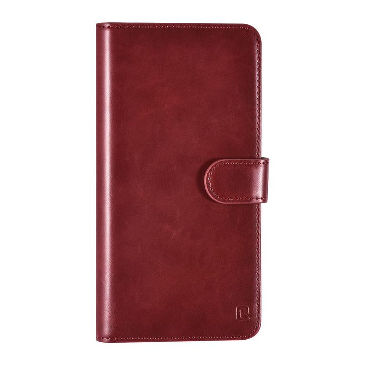 UNIQ Accessory iPhone 15 Pro Max Book Case hoesje Pasjeshouder - Rood-Hoesjes-Ilumina Benelux
