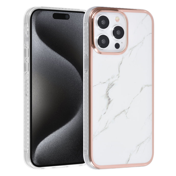 UNIQ Accessory iPhone 15 Pro Max TPU Back Cover hoesje - Marble-Hoesjes-Ilumina Benelux