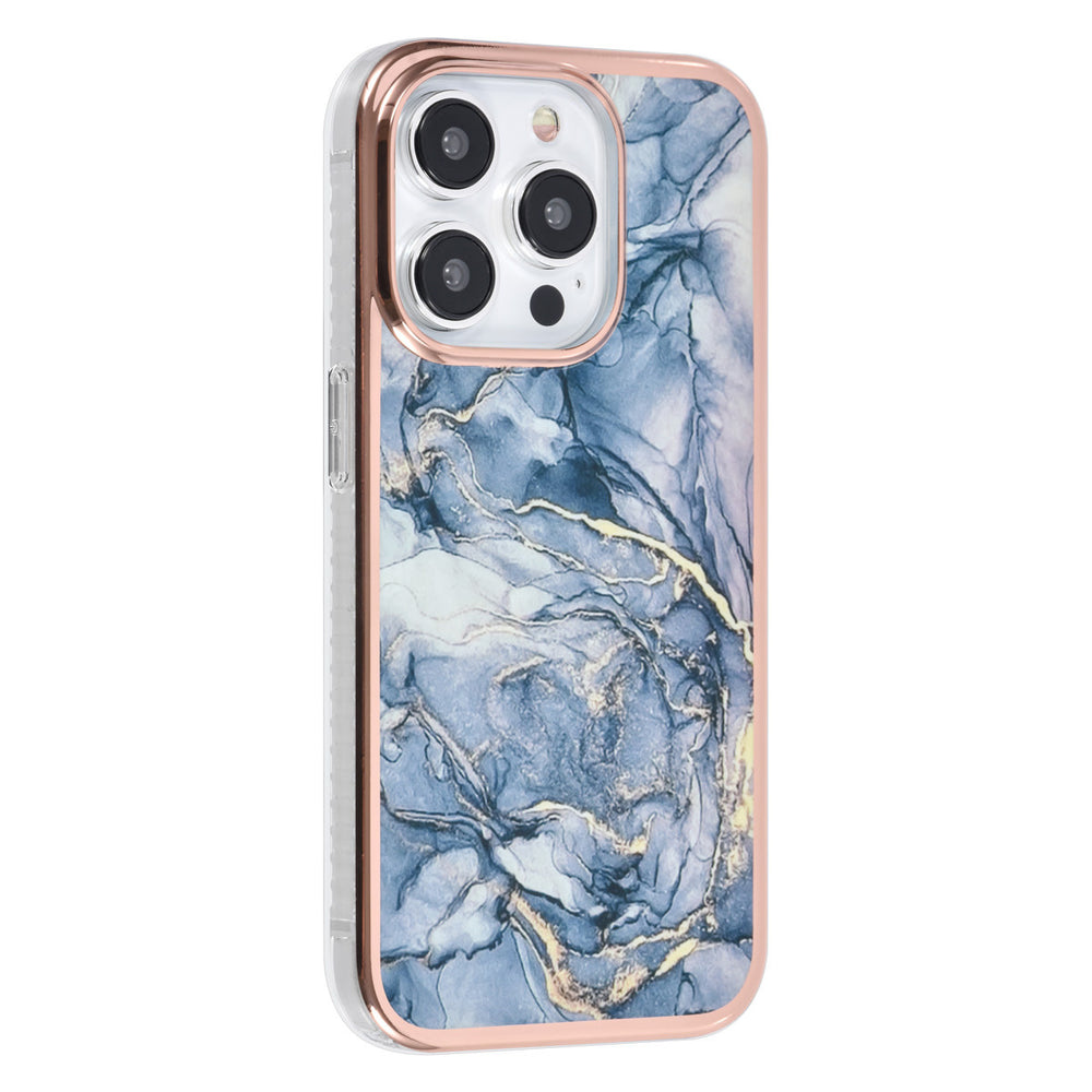 UNIQ Accessory iPhone 15 Pro TPU Back Cover hoesje - Marble Grey-Hoesjes-Ilumina Benelux