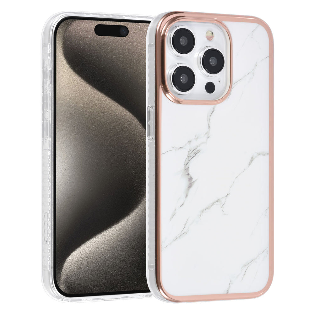 UNIQ Accessory iPhone 15 Pro TPU Back Cover hoesje - Marble-Hoesjes-Ilumina Benelux