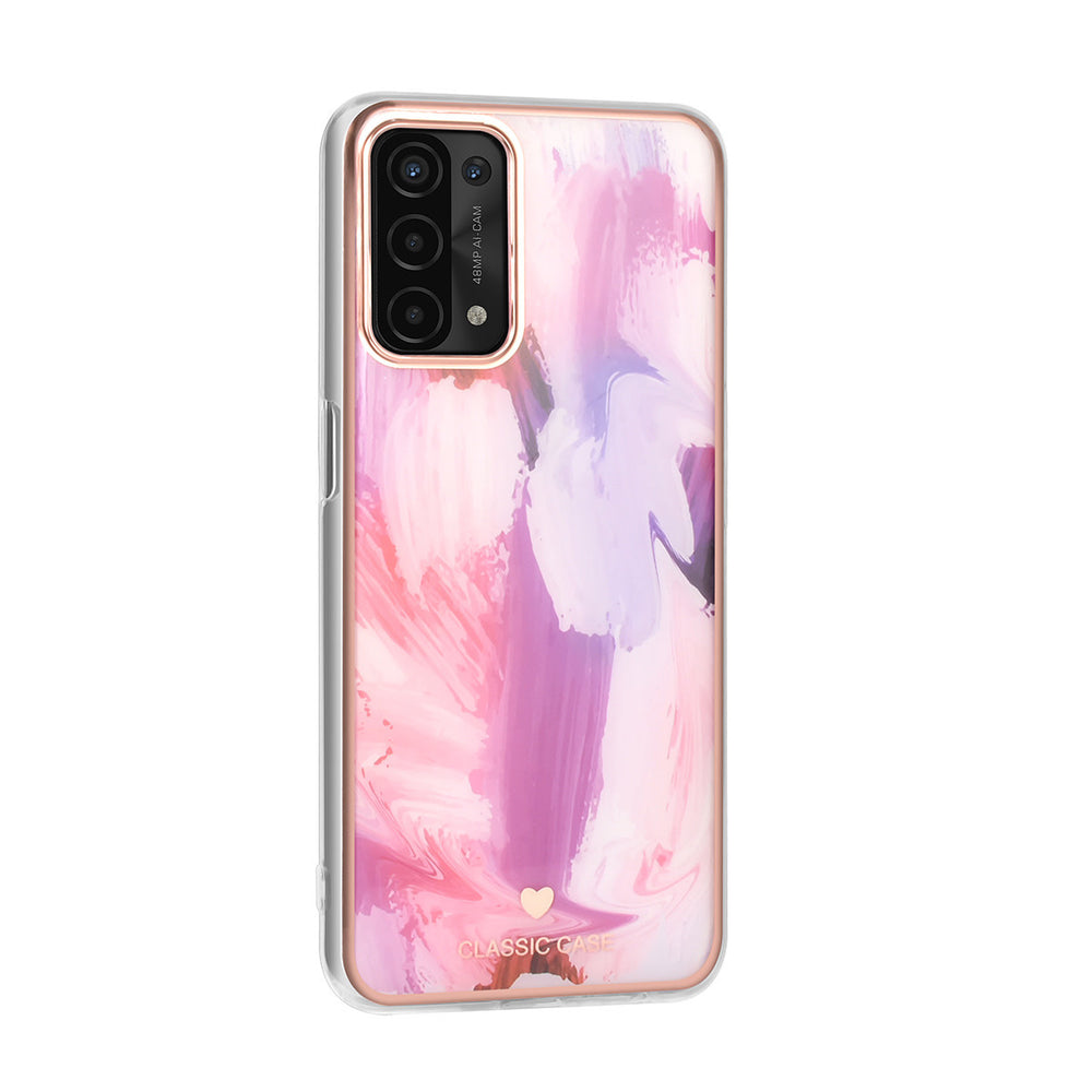 UNIQ Classic Case Oppo A54 5G & A74 5G TPU Backcover hoesje - Graffiti Pink-Hoesjes-Ilumina Benelux