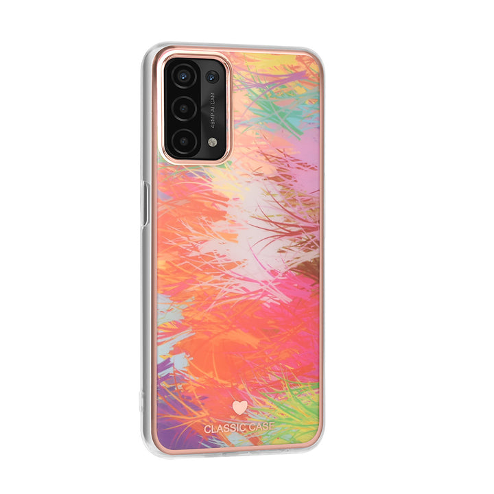 UNIQ Classic Case Oppo A54 5G & A74 5G TPU Backcover hoesje - Graffiti Red-Hoesjes-Ilumina Benelux