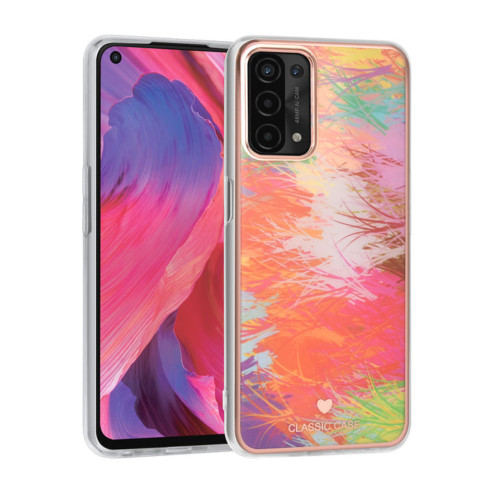 UNIQ Classic Case Oppo A54 5G & A74 5G TPU Backcover hoesje - Graffiti Red-Hoesjes-Ilumina Benelux