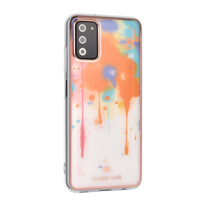 UNIQ Classic Case Samsung Galaxy A03s TPU Backcover hoesje - Graffiti Orange-Hoesjes-Ilumina Benelux