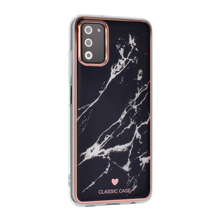 UNIQ Classic Case Samsung Galaxy A03s TPU Backcover hoesje - Marble Black-Hoesjes-Ilumina Benelux