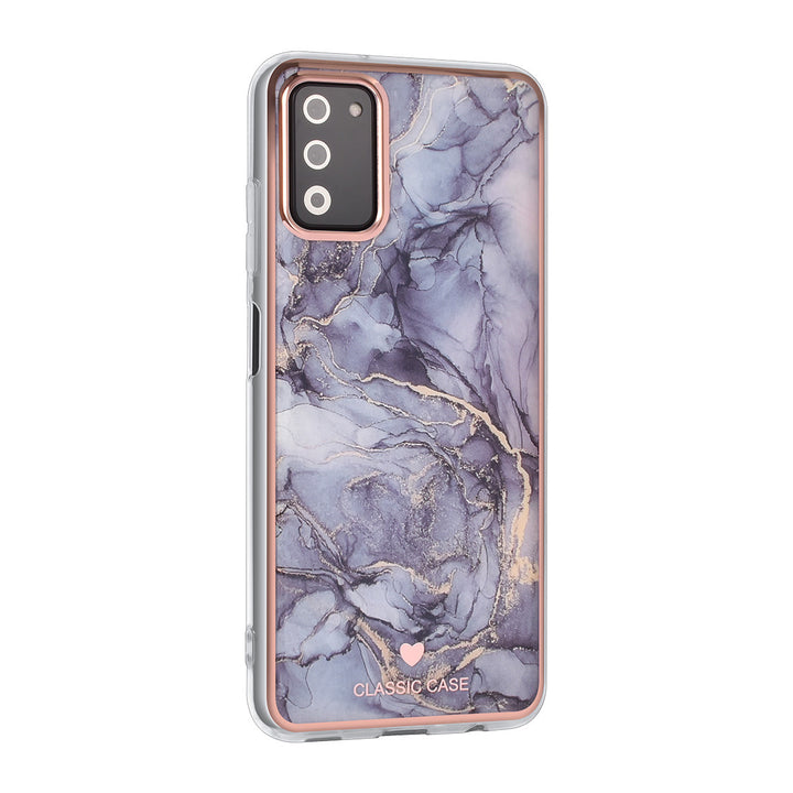 UNIQ Classic Case Samsung Galaxy A03s TPU Backcover hoesje - Marble Grey-Hoesjes-Ilumina Benelux