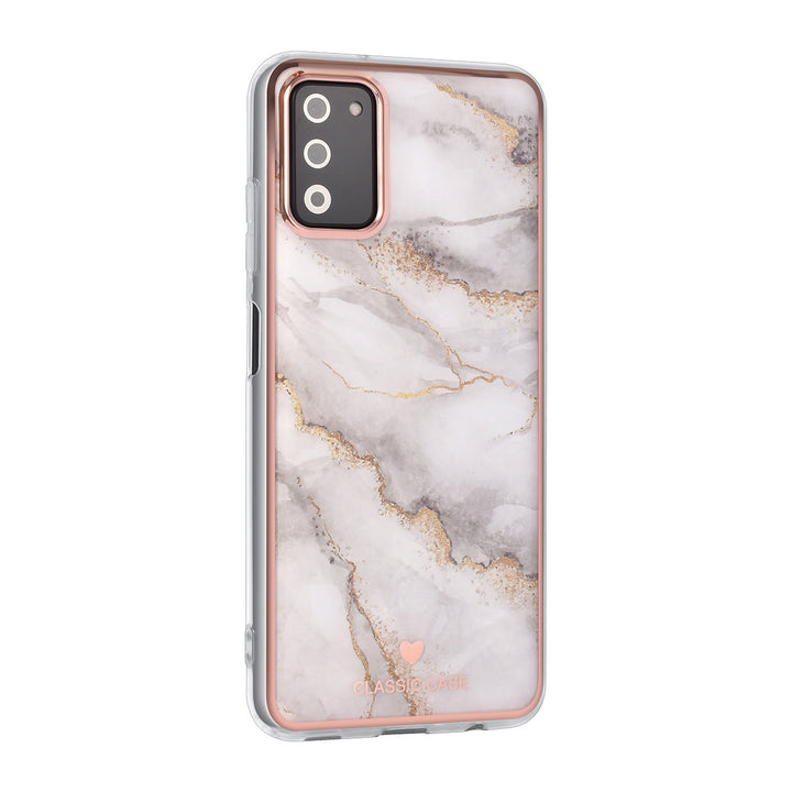 UNIQ Classic Case Samsung Galaxy A03s TPU Backcover hoesje - Marble White-Hoesjes-Ilumina Benelux