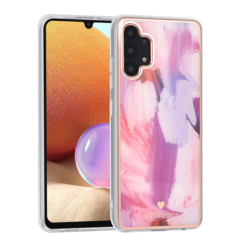 UNIQ Classic Case Samsung Galaxy A32 4G TPU Backcover hoesje - Graffiti Pink-Hoesjes-Ilumina Benelux