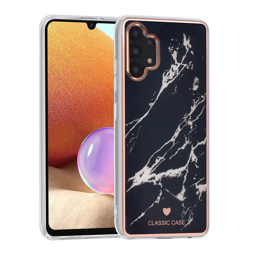 UNIQ Classic Case Samsung Galaxy A32 4G TPU Backcover hoesje - Marble Black-Hoesjes-Ilumina Benelux