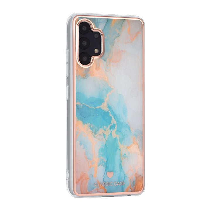 UNIQ Classic Case Samsung Galaxy A32 4G TPU Backcover hoesje - Marble Blue-Hoesjes-Ilumina Benelux