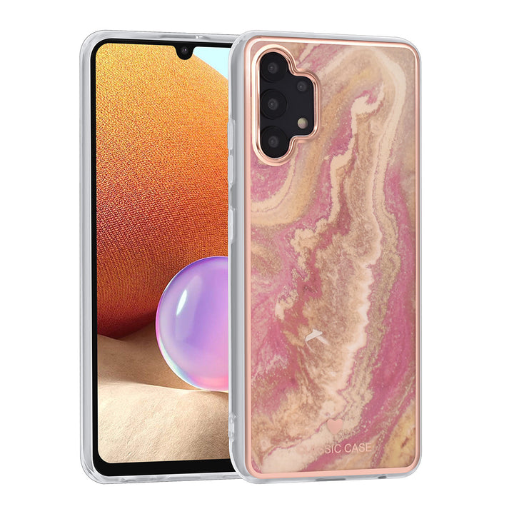 UNIQ Classic Case Samsung Galaxy A32 4G TPU Backcover hoesje - Marble Pink-Hoesjes-Ilumina Benelux