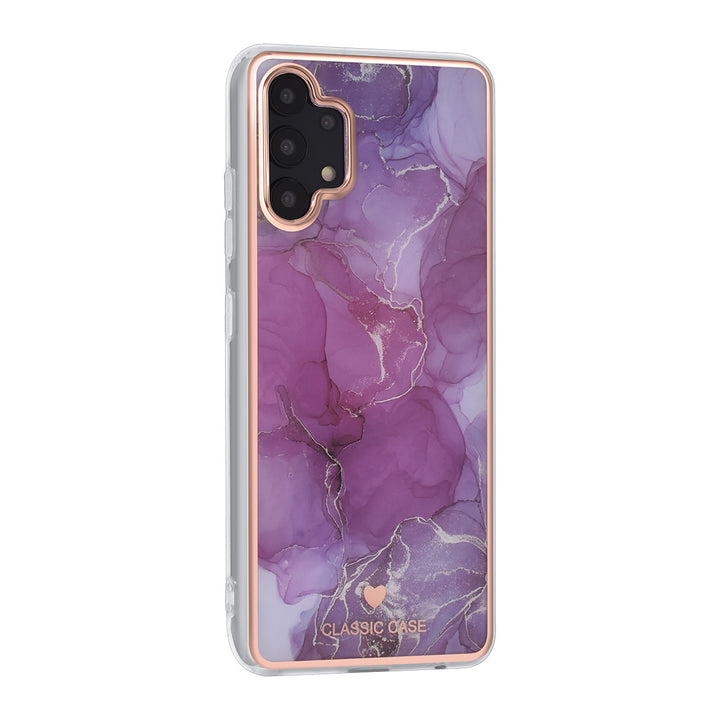 UNIQ Classic Case Samsung Galaxy A32 4G TPU Backcover hoesje - Marble Purple-Hoesjes-Ilumina Benelux
