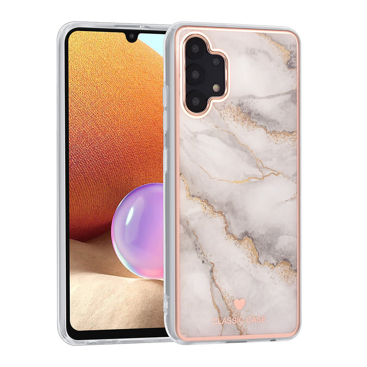 UNIQ Classic Case Samsung Galaxy A32 4G TPU Backcover hoesje - Marble White-Hoesjes-Ilumina Benelux