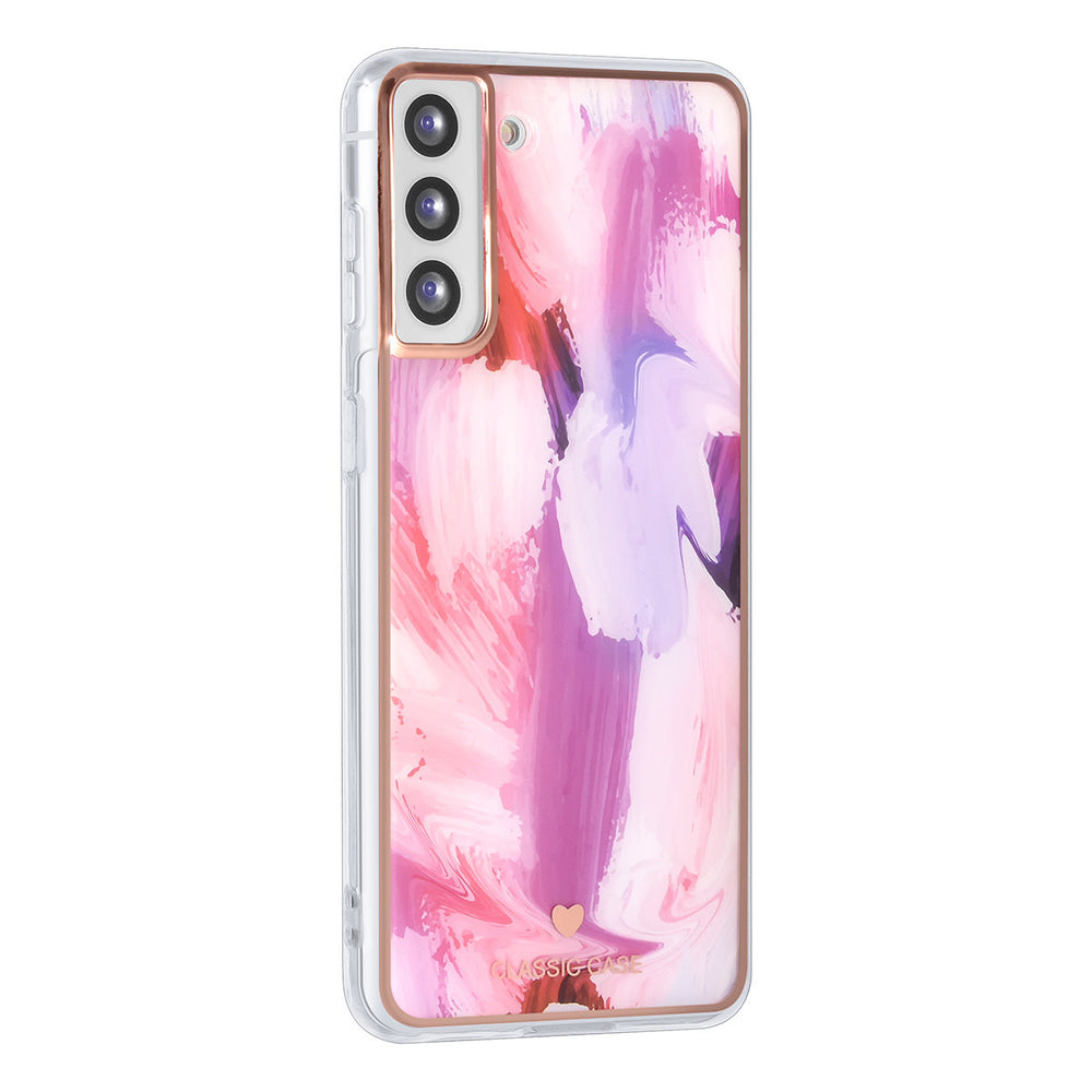 UNIQ Classic Case Samsung Galaxy S21 Plus TPU Backcover hoesje - Graffiti Pink-Hoesjes-Ilumina Benelux