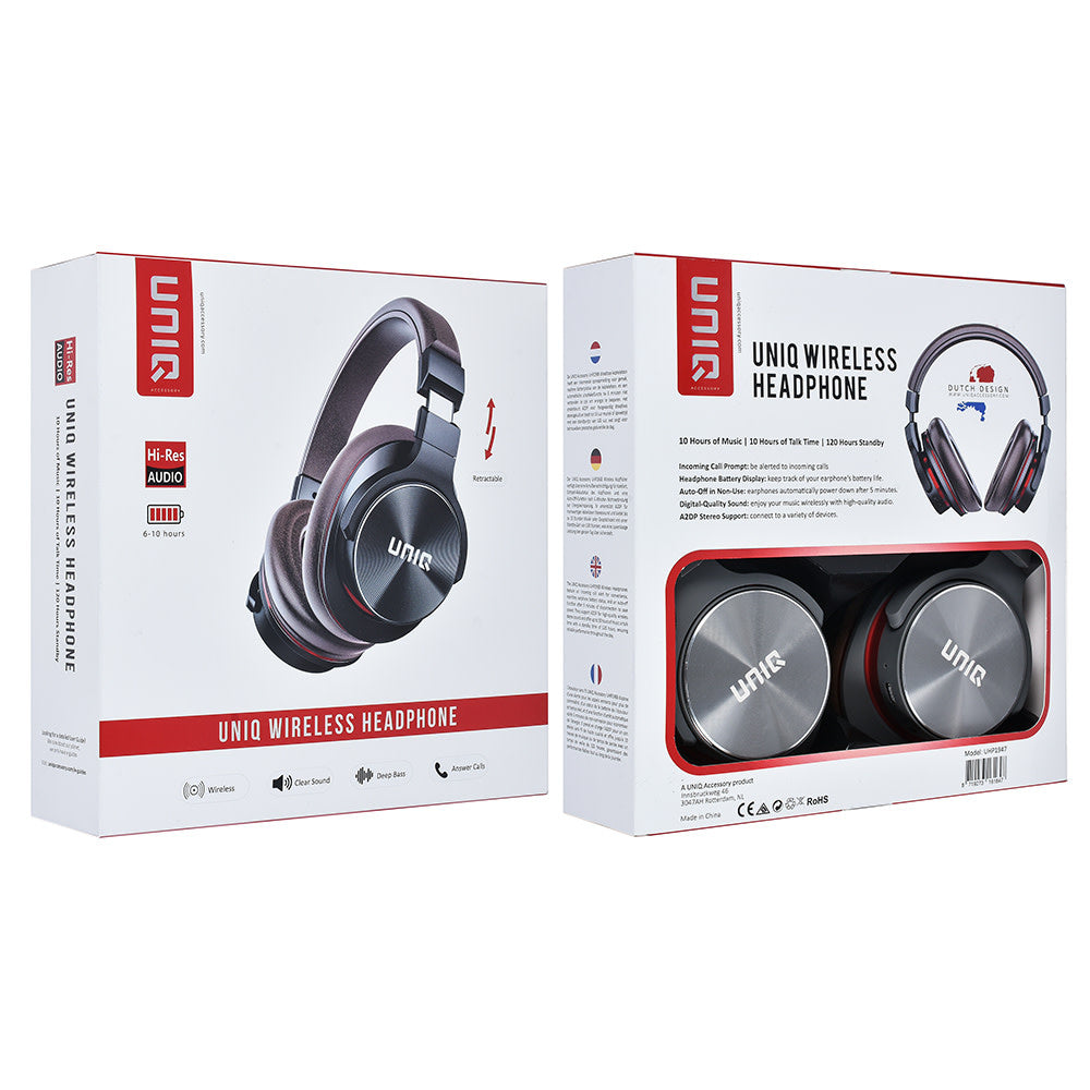 UNIQ Wireless Koptelefoon Deep Bass - Bruin-Koptelefoon-Ilumina Benelux
