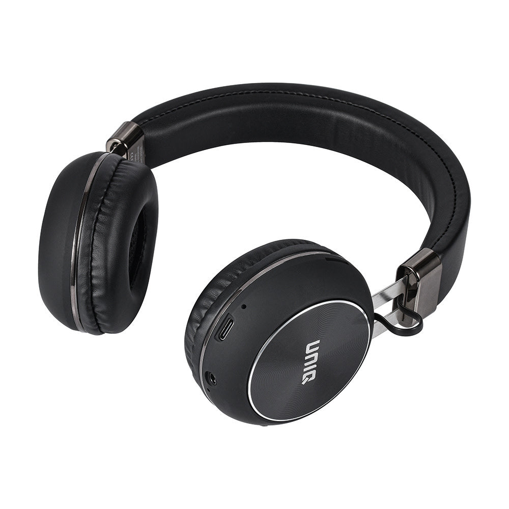 UNIQ Wireless Koptelefoon Deep Bass - Round Shape - Zwart-Koptelefoon-Ilumina Benelux