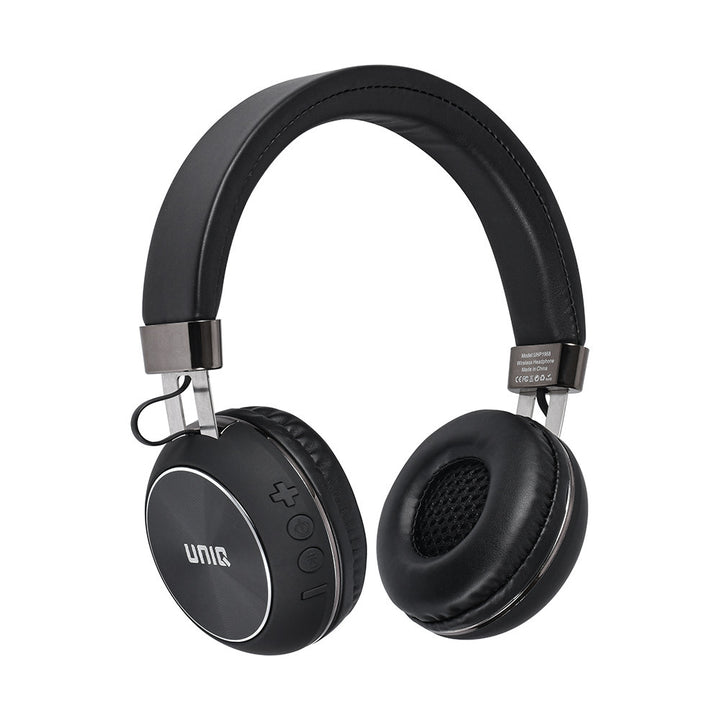 UNIQ Wireless Koptelefoon Deep Bass - Round Shape - Zwart-Koptelefoon-Ilumina Benelux
