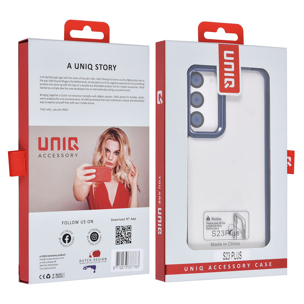 UNIQAccessory Galaxy S23 Plus Backcover hoesje - Blauw-Hoesjes-Ilumina Benelux