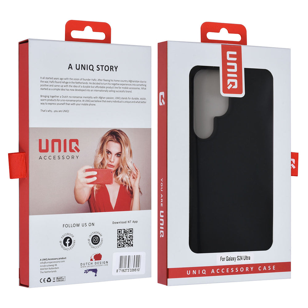 UNIQAccessory Galaxy S24 Ultra Backcover hoesje dunne TPU - Zwart-Hoesjes-Ilumina Benelux