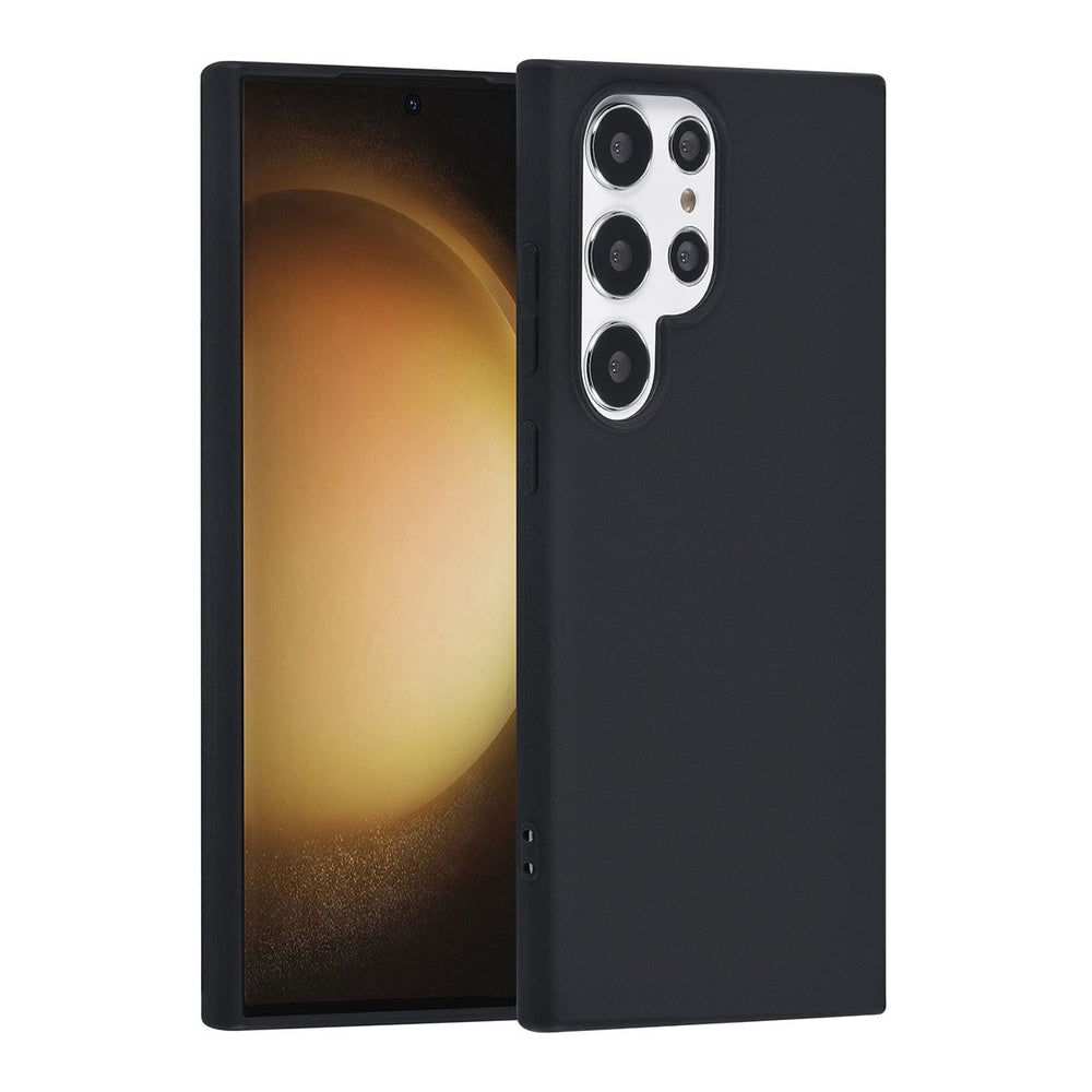 UNIQAccessory Galaxy S24 Ultra Backcover hoesje dunne TPU - Zwart-Hoesjes-Ilumina Benelux