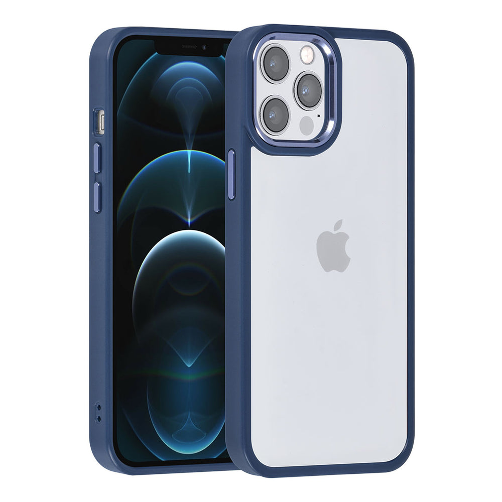 UNIQAccessory iPhone 12 Pro Max Backcover hoesje - Blauw-Hoesjes-Ilumina Benelux