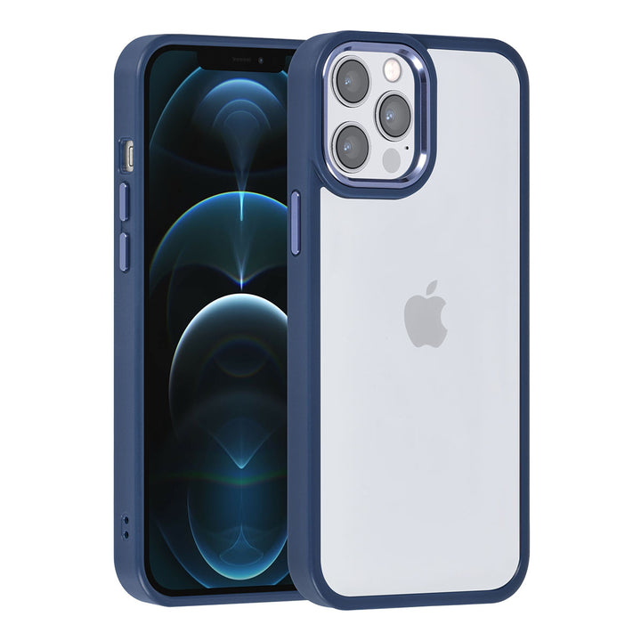 UNIQAccessory iPhone 12 Pro Max Backcover hoesje - Blauw-Hoesjes-Ilumina Benelux