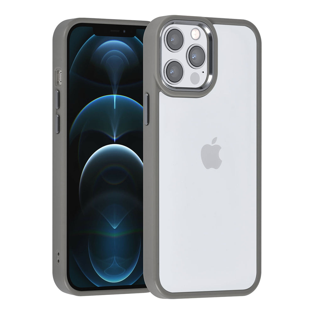 UNIQAccessory iPhone 12 Pro Max Backcover hoesje - Grijs-Hoesjes-Ilumina Benelux
