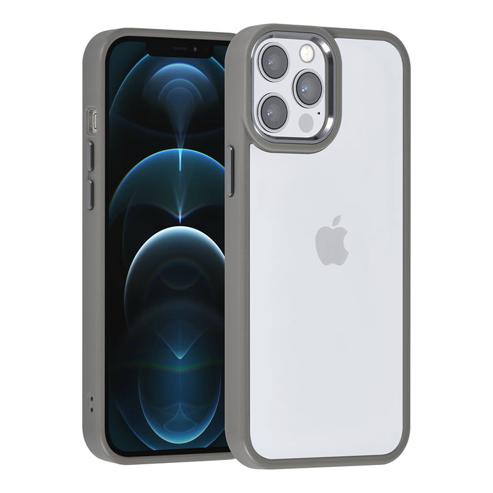 UNIQAccessory iPhone 12 Pro Max Backcover hoesje - Grijs-Hoesjes-Ilumina Benelux