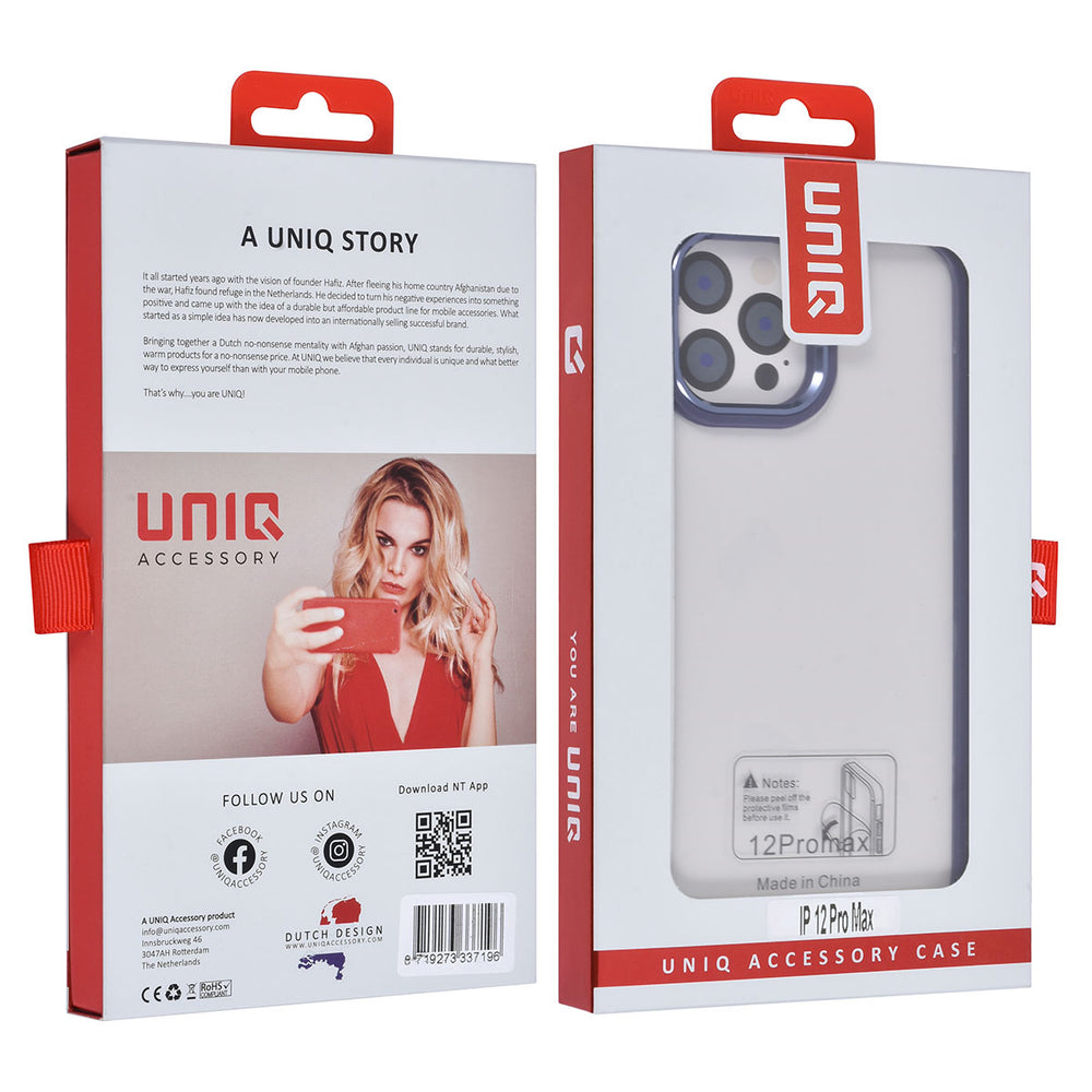 UNIQAccessory iPhone 12 Pro Max Backcover hoesje - Paars-Hoesjes-Ilumina Benelux