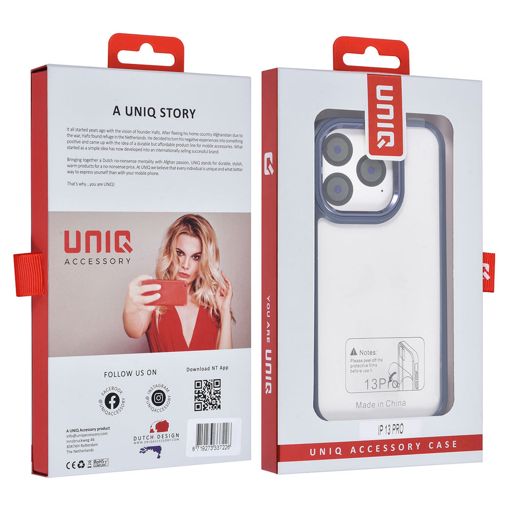 UNIQAccessory iPhone 13 Pro Backcover hoesje - Blauw-Hoesjes-Ilumina Benelux