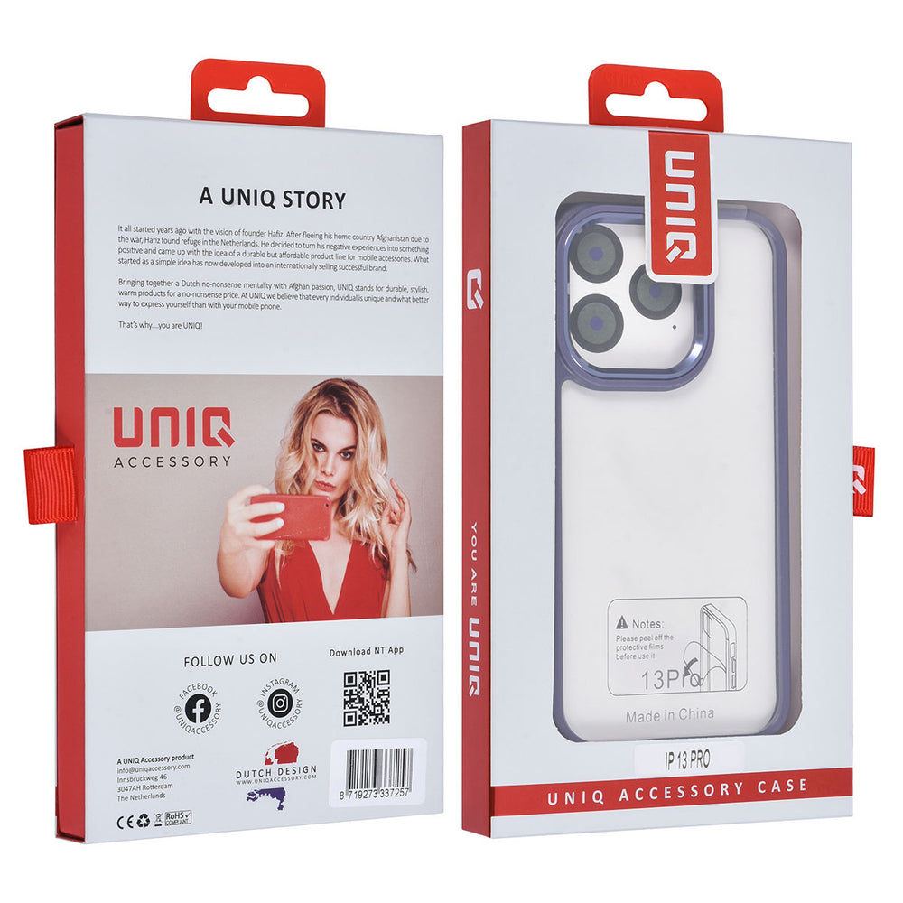 UNIQAccessory iPhone 13 Pro Backcover hoesje - Paars-Hoesjes-Ilumina Benelux