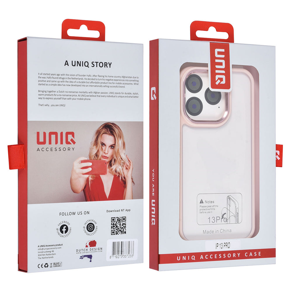 UNIQAccessory iPhone 13 Pro Backcover hoesje - Roze-Hoesjes-Ilumina Benelux