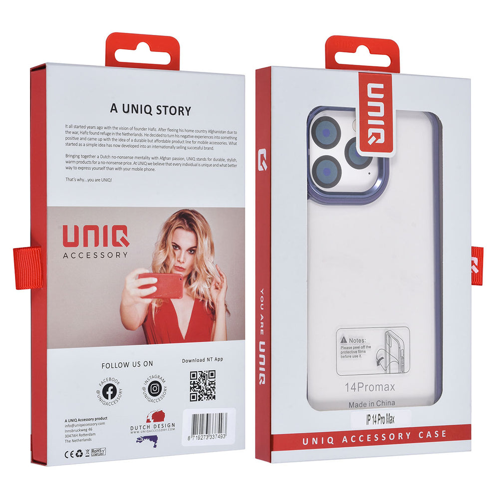 UNIQAccessory iPhone 14 Pro Max Backcover hoesje - Paars-Hoesjes-Ilumina Benelux
