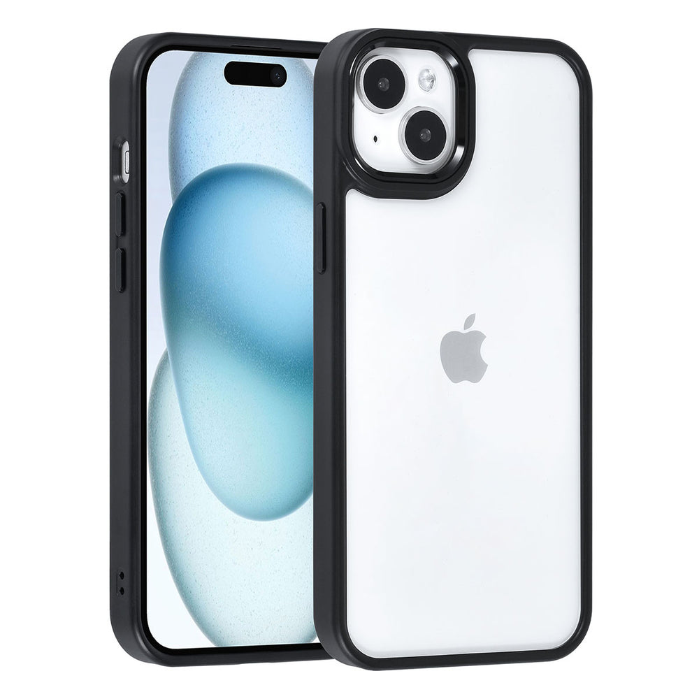 UNIQAccessory iPhone 15 & 14 Plus Backcover hoesje - Zwart-Hoesjes-Ilumina Benelux