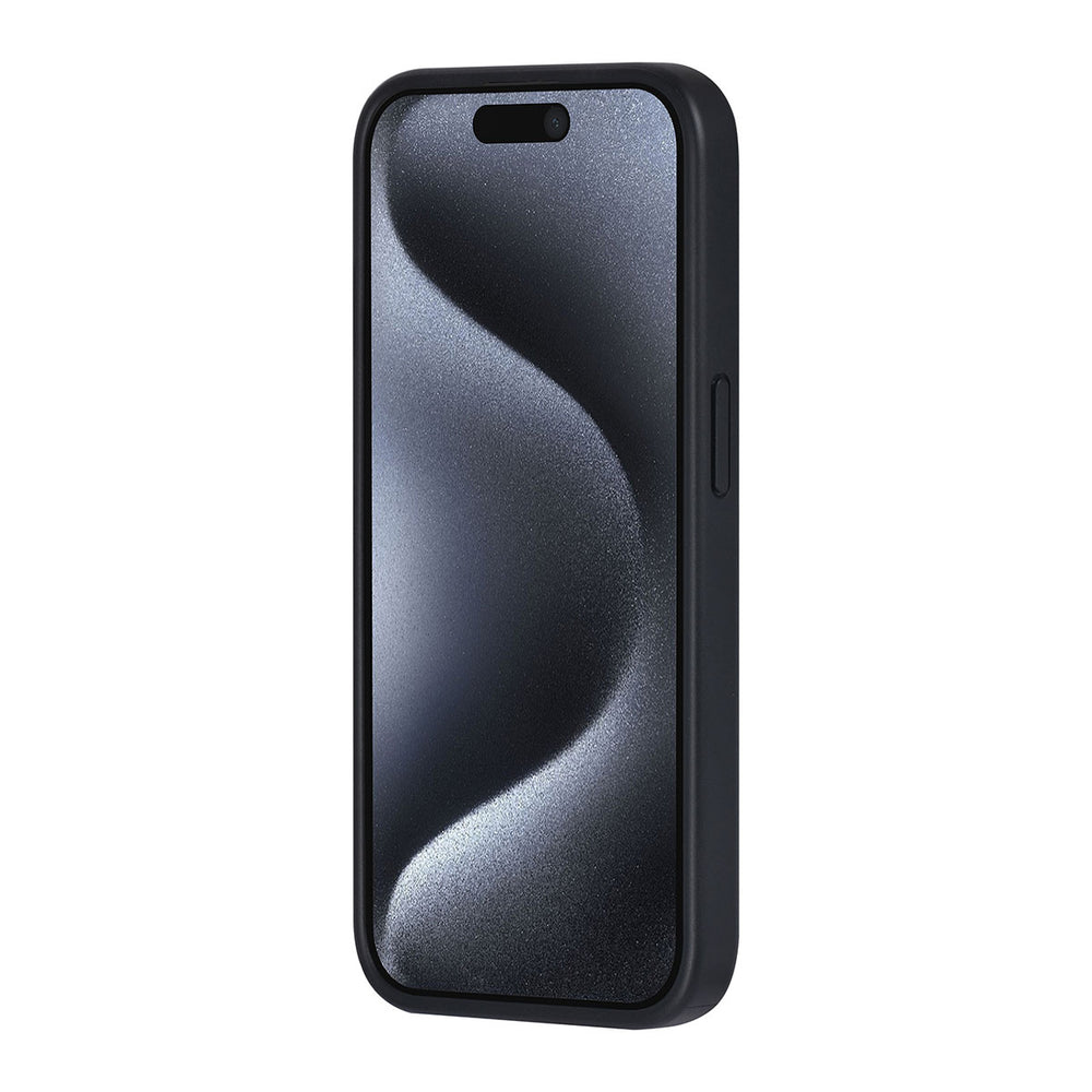 UNIQAccessory iPhone 15 Pro Backcover hoesje met afneembare Pasjeshouder - Grijs-Hoesjes-Ilumina Benelux