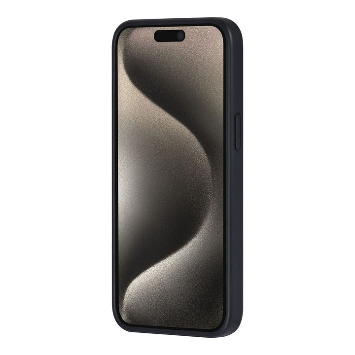 UNIQAccessory iPhone 15 Pro Max Backcover hoesje met afneembare Pasjeshouder - Grijs-Hoesjes-Ilumina Benelux