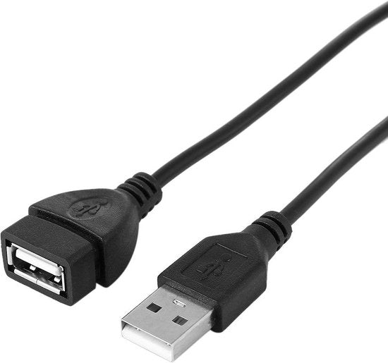 USB 3.0 Verlengkabel – 5 Meter – Hoge Snelheid Dataoverdracht – PC & Laptop Compatibel – Zwart-Verlengkabel-Ilumina Benelux