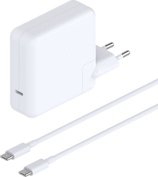 USB-C Oplader – Geschikt voor Lenovo ASUS Huawei HP Xiaomi – 61W Snellader Adapter – 2M USB-C kabel – Zwart-Voedingsadapter-Ilumina Benelux