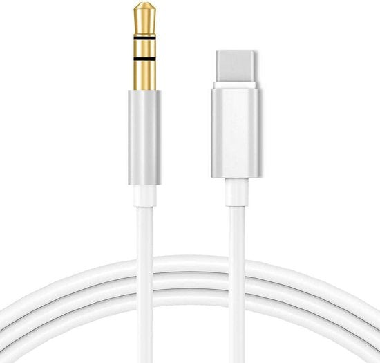 USB-C naar AUX Kabel – Geschikt voor iPhone Samsung Xiaomi Google – 3,5mm Jack – Hi-Res Audio DAC – 1 Meter-Ilumina Benelux