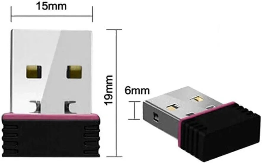USB WiFi Adapter – 150Mbps Dongle – Dual Band 2,4/5GHz – Voor Windows & macOS – Zwart-Ilumina Benelux