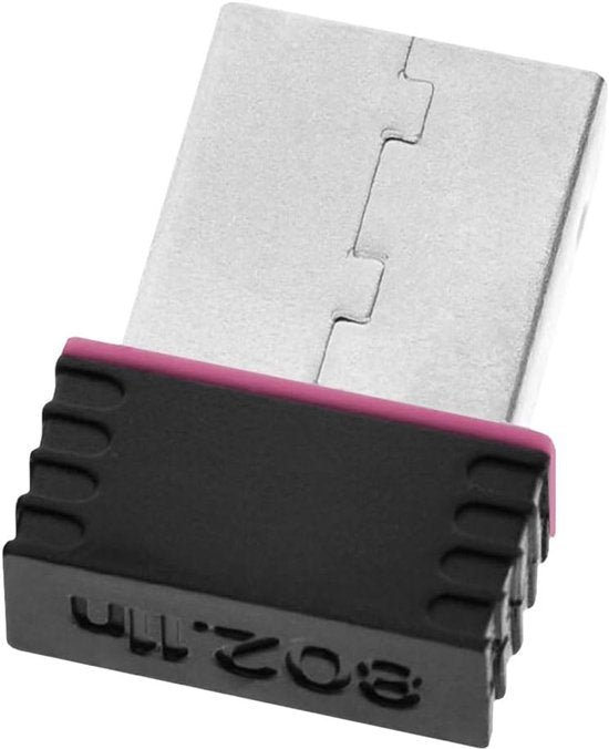 USB WiFi Adapter – 150Mbps Dongle – Dual Band 2,4/5GHz – Voor Windows & macOS – Zwart-Ilumina Benelux