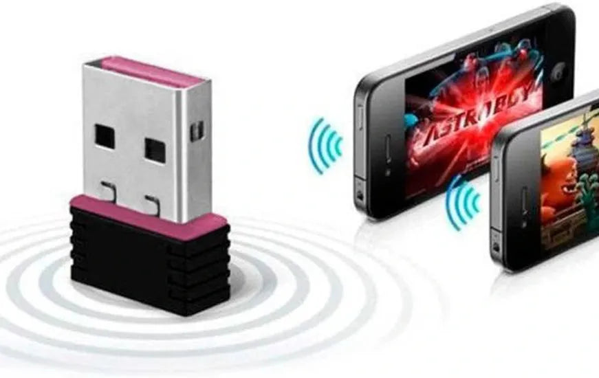 USB WiFi Adapter – 150Mbps Dongle – Dual Band 2,4/5GHz – Voor Windows & macOS – Zwart-Ilumina Benelux